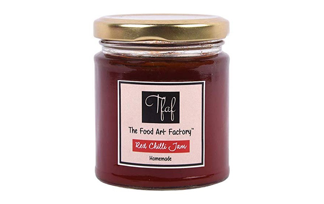The Food Art Factory Red Chilli Jam    Glass Jar  200 grams